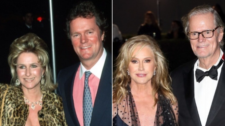 Kathy and Rick Hilton in 1999 and 2021