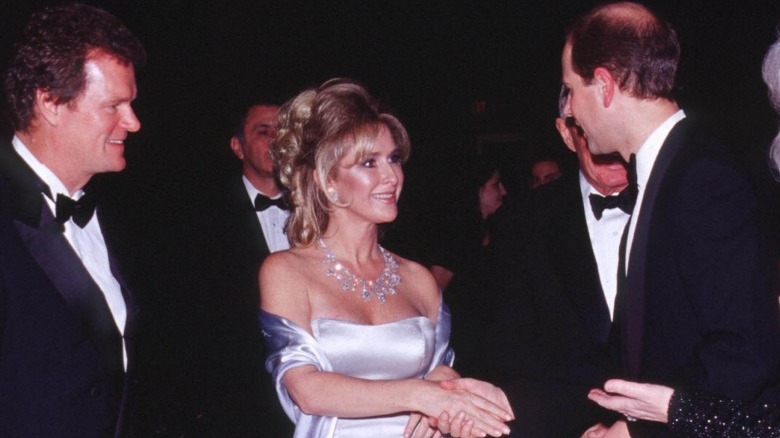 Rick and Kathy Hilton meeting Prince Edward