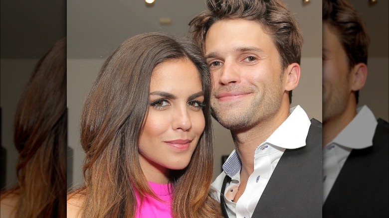 Katie Maloney and Tom Schwartz posing together