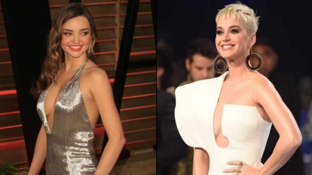 Miranda Kerr and Katy Perry smiling