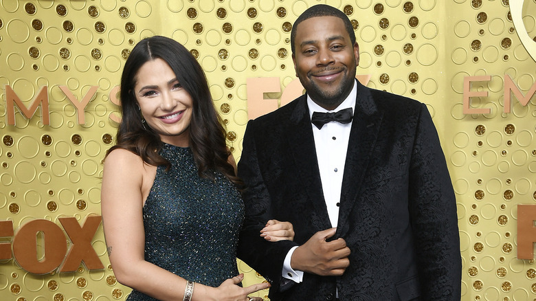 Christina Evangeline and Kenan Thompson at the Emmys