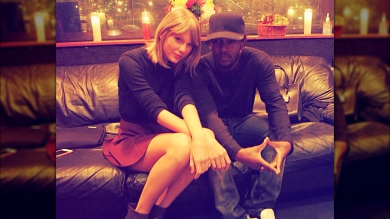 Taylor Swift and Kendrick Lamar posing together