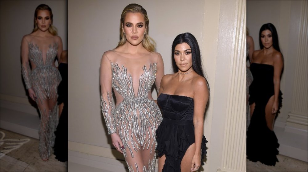 Khloe and Kourtney Kardashian