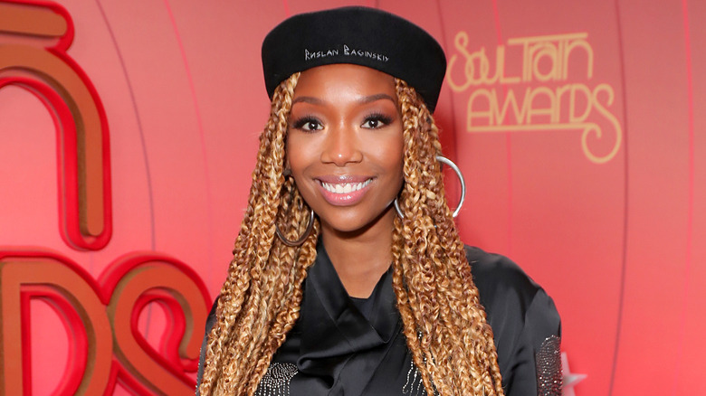 Brandy Norwood smiling