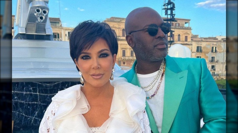 Kris Jenner with Corey Gamble