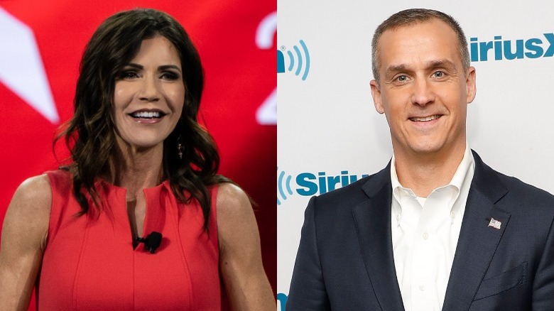 Kristi Noem and Corey Lewandowski