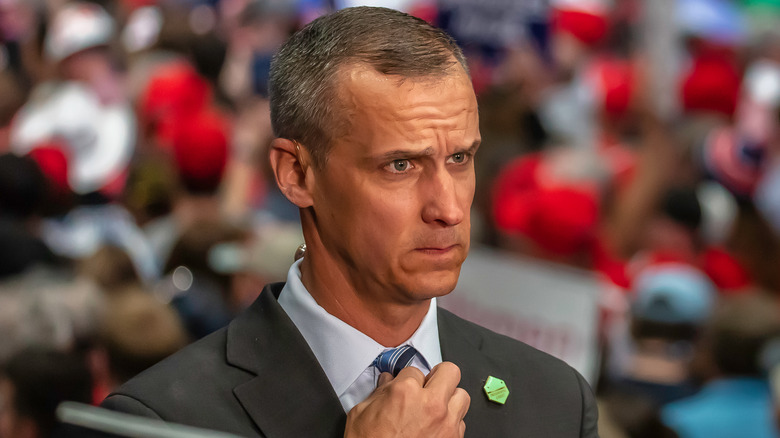 Corey Lewandowski at a Donald Trump rally