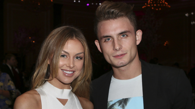 Lala Kent and James Kennedy, smiling