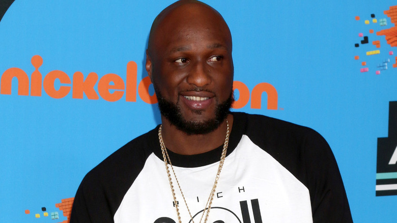 Lamar Odom at the Kids' Choice Awards