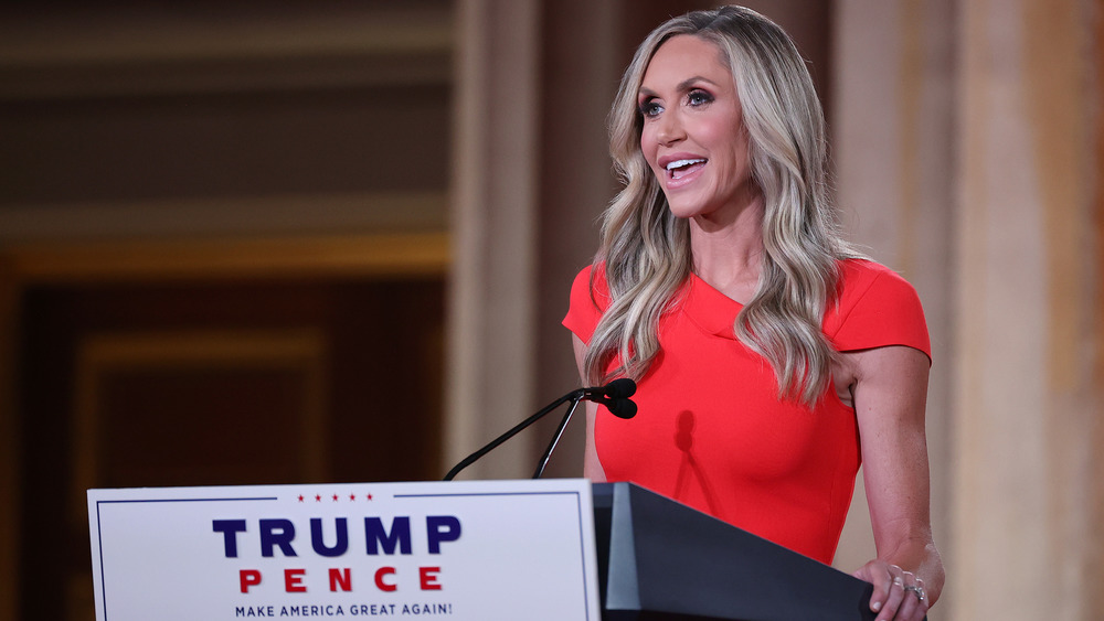 Lara Trump speaking at the Republican National Convention