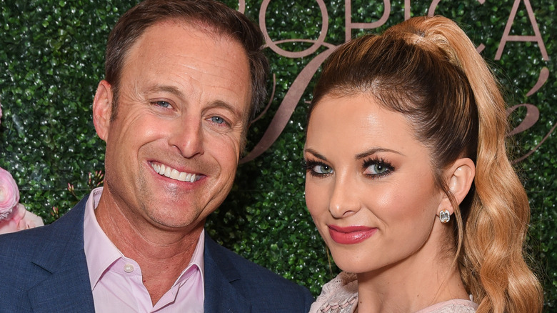 Chris Harrison and Lauren Zima smiling