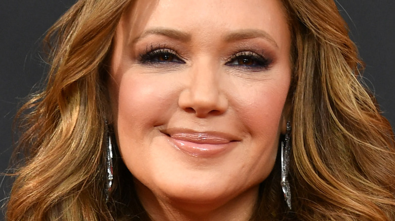 Leah Remini on the red carpet