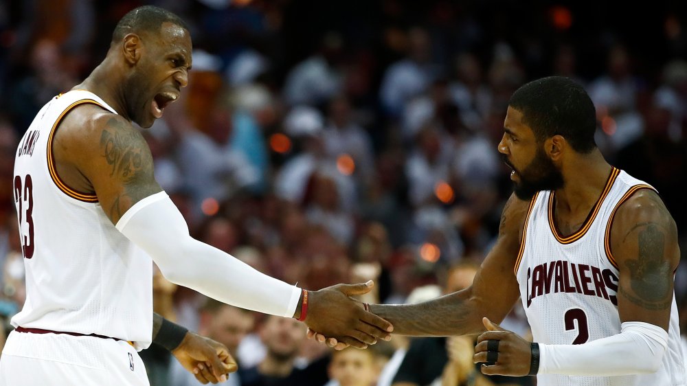 LeBron James and Kyrie Irving