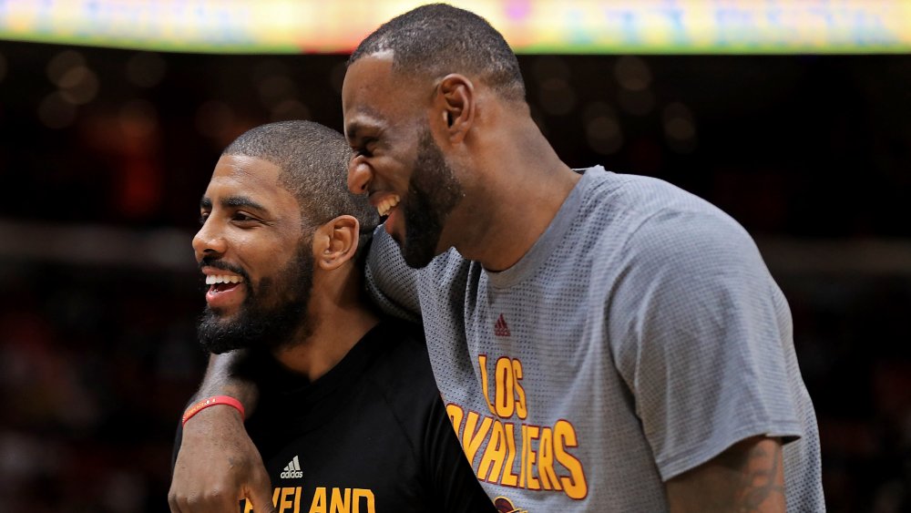 Kyrie Irving and LeBron James