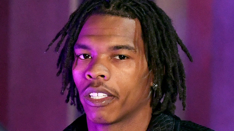 Lil Baby performing