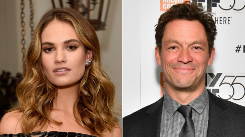 Lily James and Dominic West