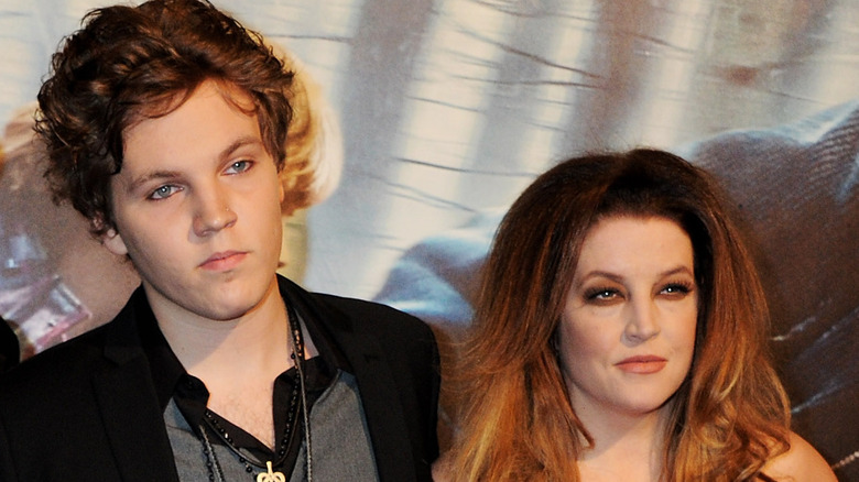 Benjamin Keough and Lisa Marie Presley