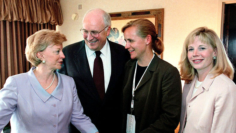 cheney family smiles together