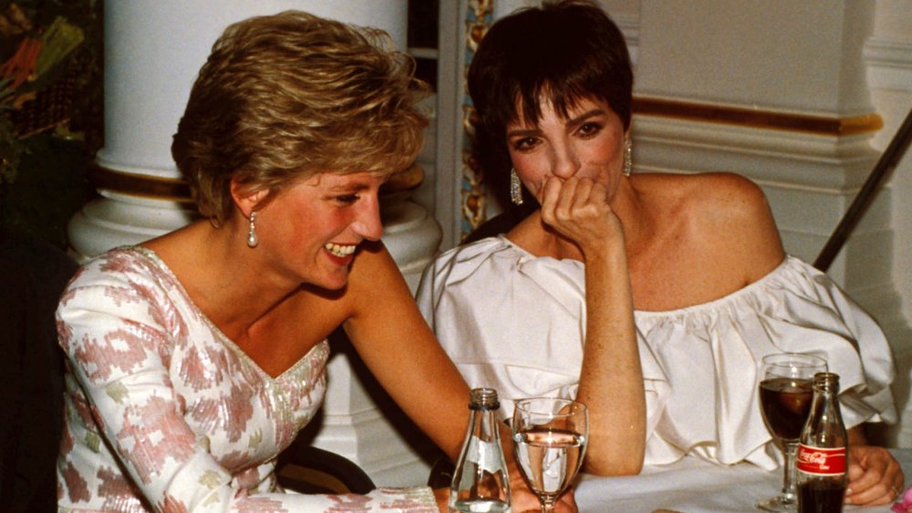 Liza Minnelli and Princess Diana