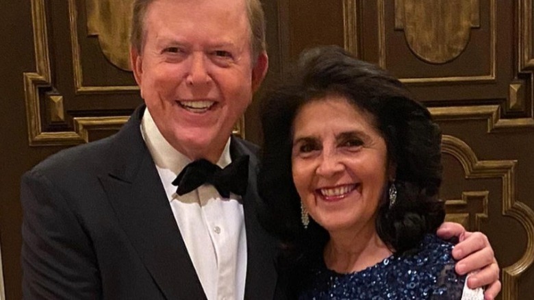 Lou Dobbs, Debi Segura posing