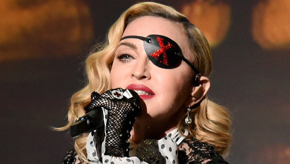 Madonna performing as Madame X