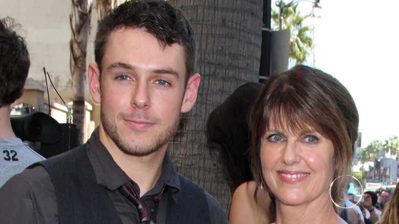 Pam Dawber with son Sean Harmon