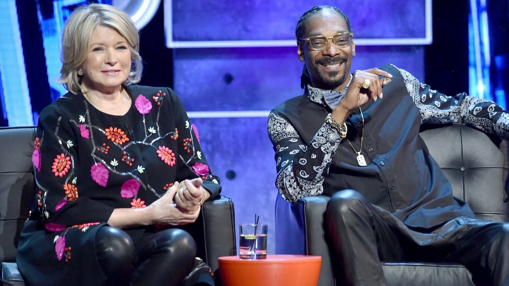 Martha Stewart and Snoop Dogg taping Comedy Central's Roast of Justin Bieber