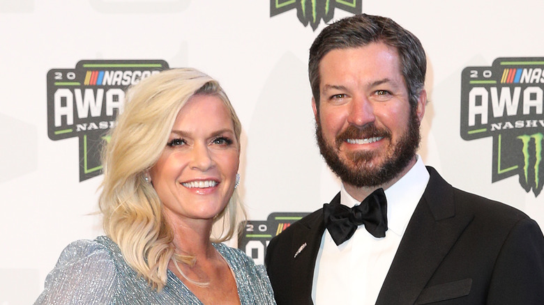 Sherry Pollex and Martin Truex, Jr at the NASCAR Cup Series Awards