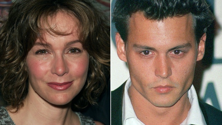 Jennifer Grey and Johnny Depp in the 90s