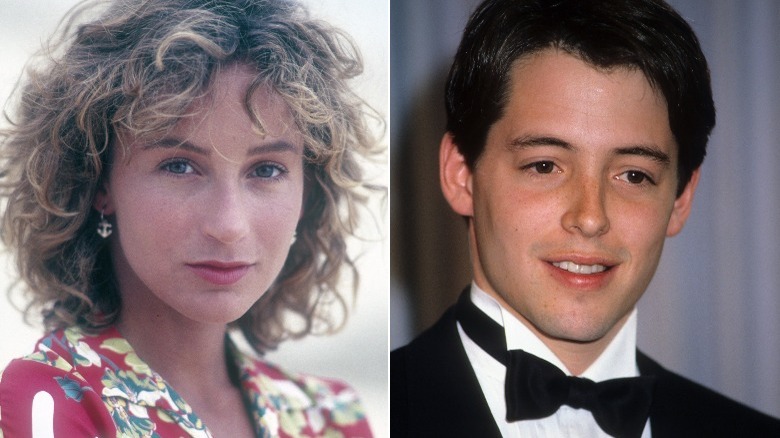 Jennifer Grey and Matthew Broderick in the 80s