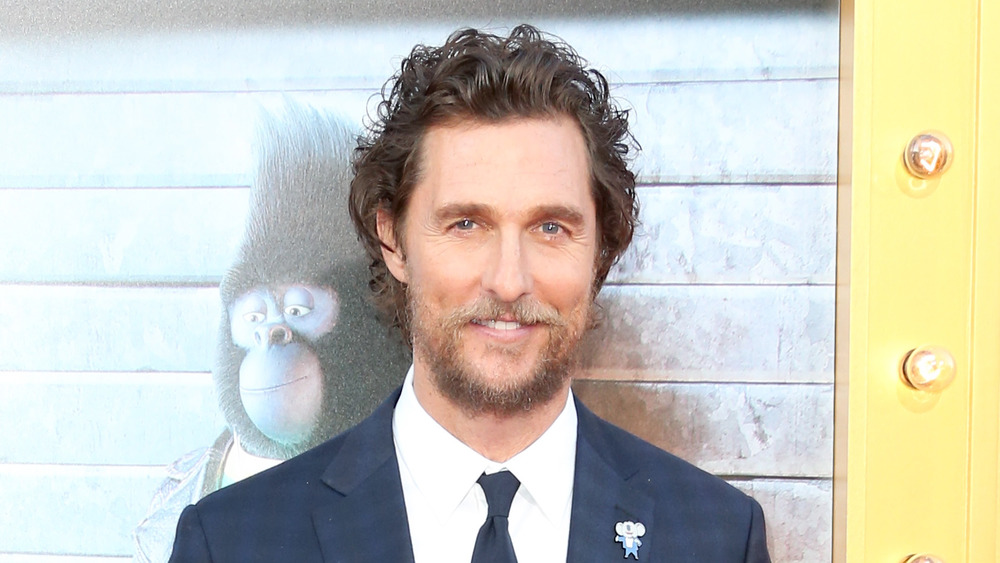 Matthew McConaughey smiling