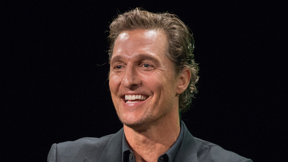 Matthew McConaughey smiling