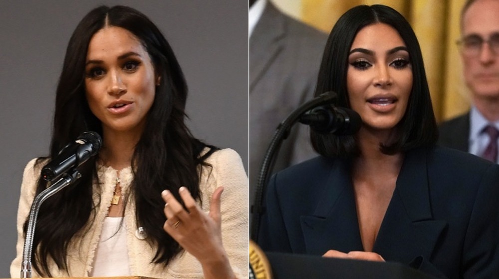 The Truth About Meghan Markle And Kim Kardashians Relationship 