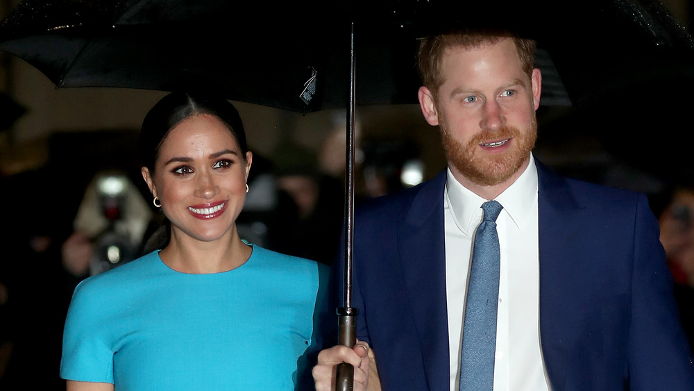 Meghan Markle and Prince Harry smiling