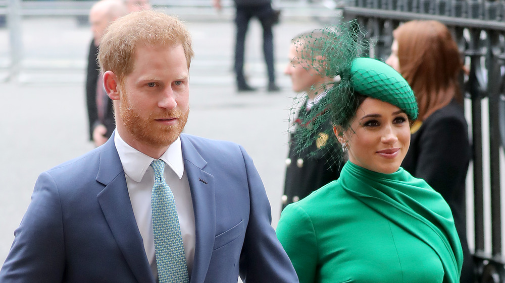 Meghan Markle and Prince Harry at an event