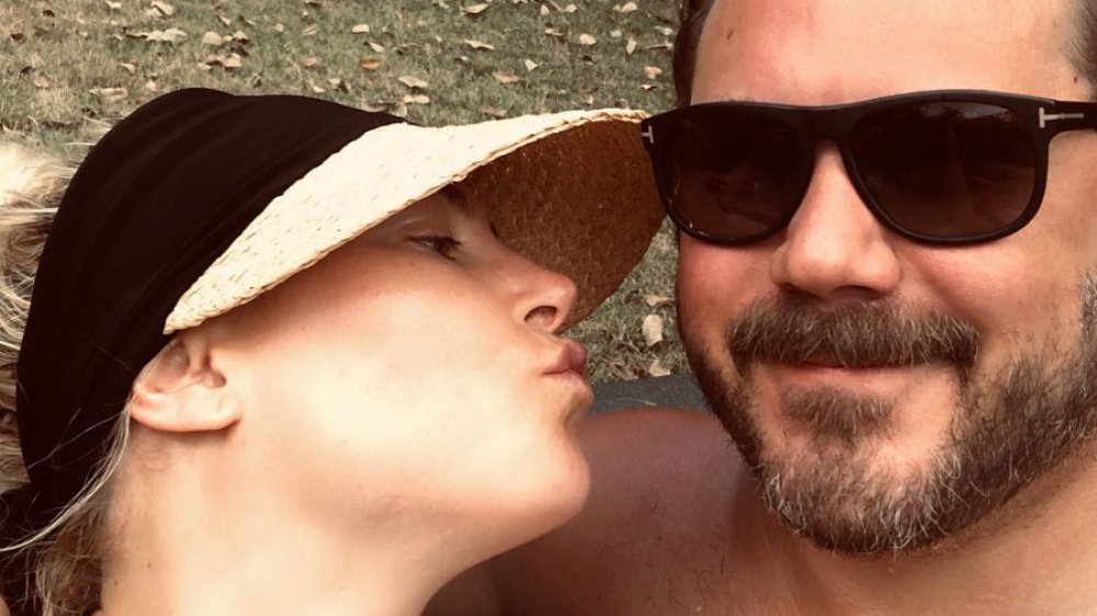 Meghan McCain kissing husband Ben Domenech in a selfie on Instagram