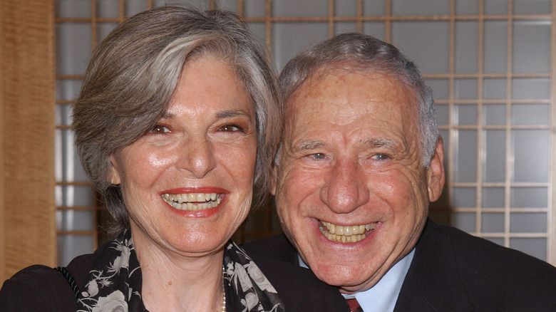 Anne Bancroft, Mel Brooks smiling