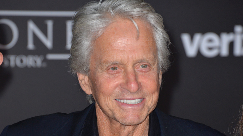 Michael Douglas smiling broadly