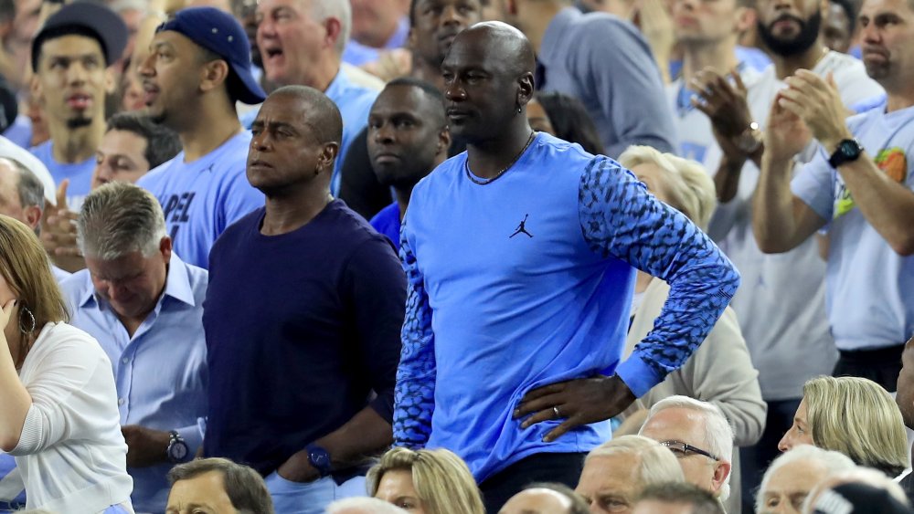 Ahmad Rashad and Michael Jordan