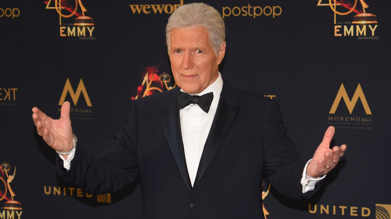 Alex Trebek on red carpet 