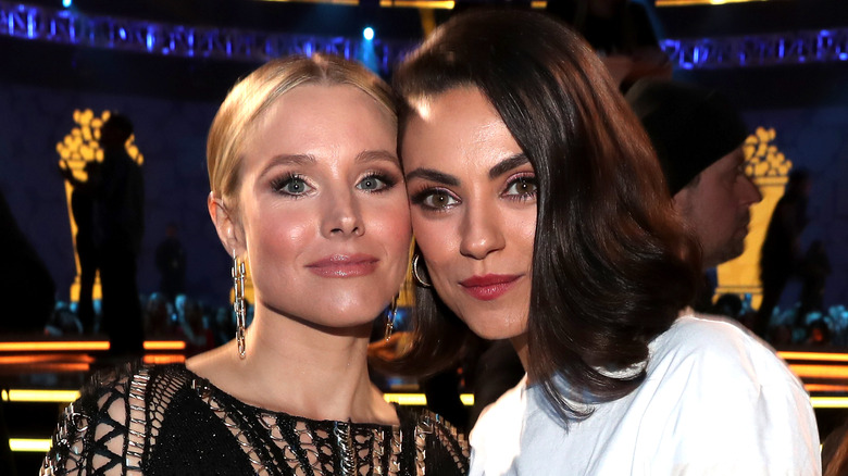 Kristen Bell and Mila Kunis posing together