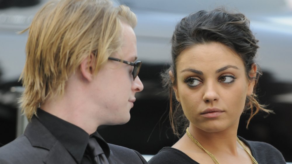 Macaulay Culkin and Mila Kunis