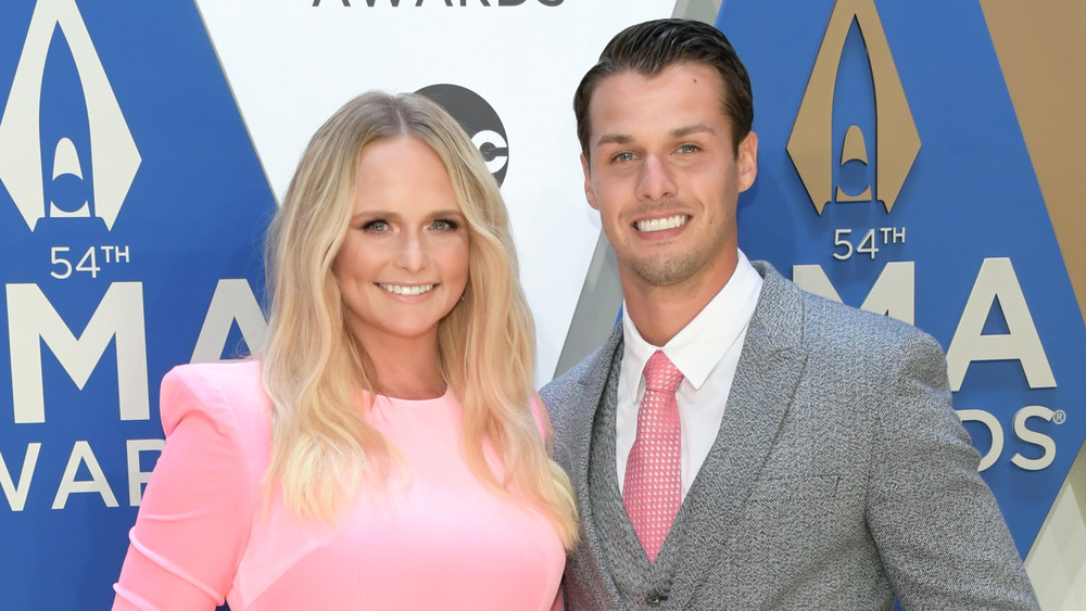 Miranda Lambert and her husband on the red carpet