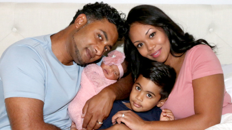 Navid Ali, Mishael Morgan, with kids