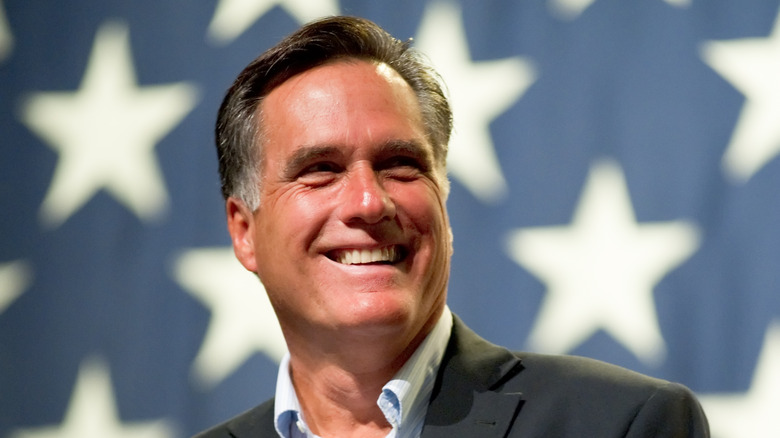 Former Massachusetts Governor Mitt Romney at a town hall meeting in Arizona 2010