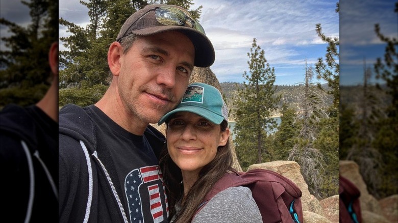 Brian and Kelly Dietzen on a hike 