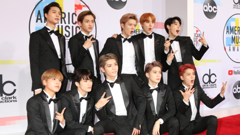 NCT 127 on the red carpet 