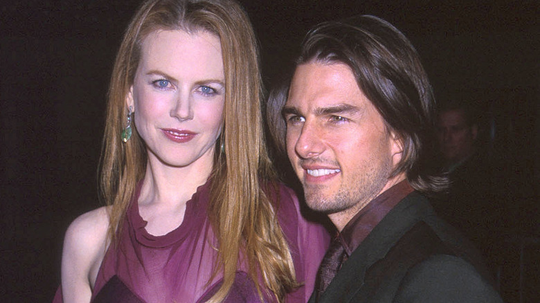 Tom Cruise and Nicole Kidman posing 