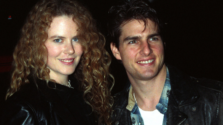 Tom Cruise and Nicole Kidman smiling 