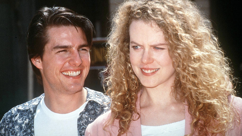 Tom Cruise and Nicole Kidman smiling 